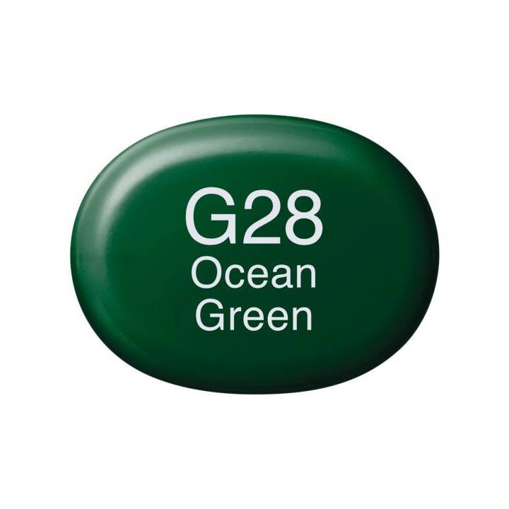 COPIC Marqueur de graphique Sketch G28 Ocean Green  (Vert, 1 pièce)