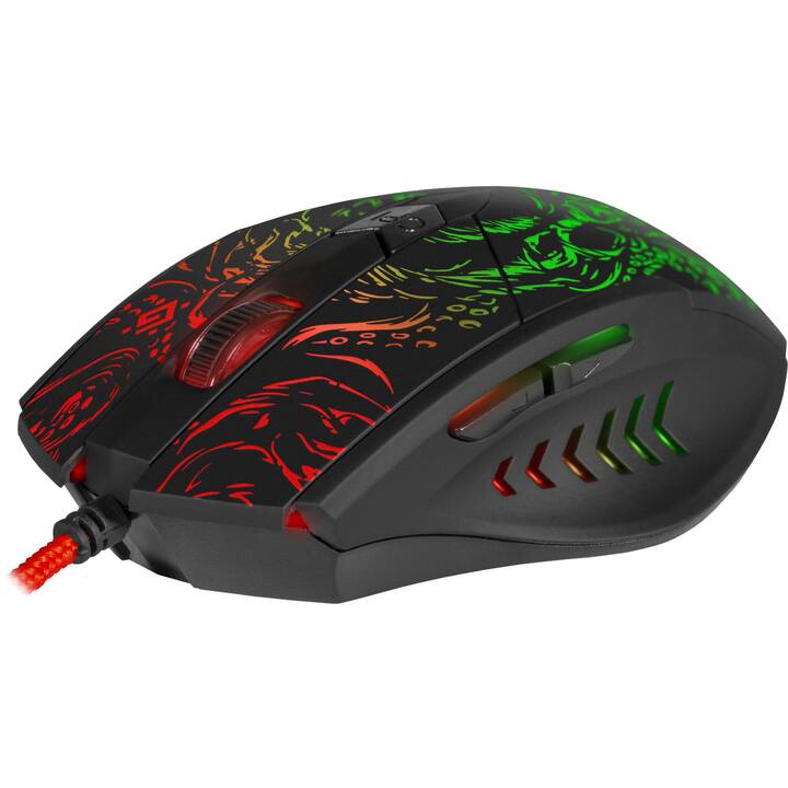 DEFENDER GM-650L Mouse (Cavo, Gaming)