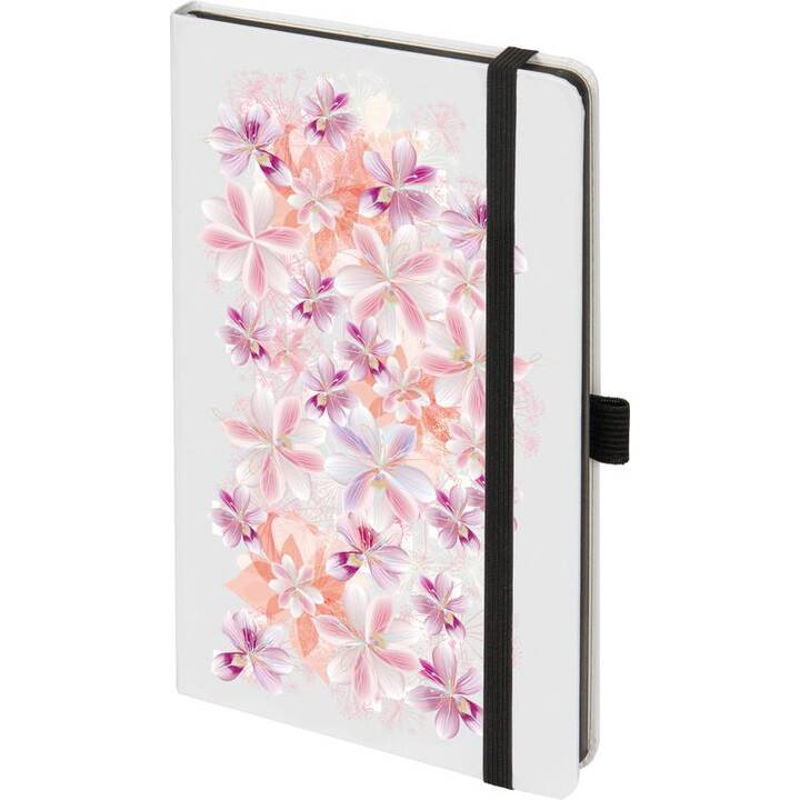 BIELLA Carnets Kompagnon WhiteTrend (12.5 cm x 19.5 cm, Pointé)