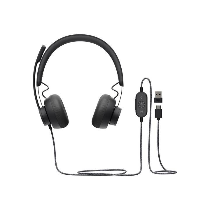LOGITECH Gaming Headset Zone Wired MSFT (On-Ear, Kabel)