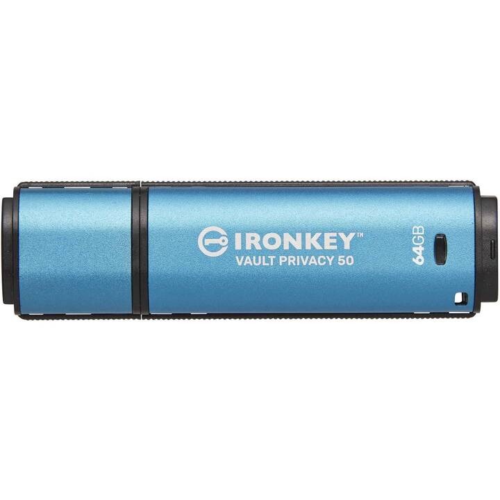 KINGSTON TECHNOLOGY IronKey Vault Privacy 50 (64 GB, USB 3.0 de type A)