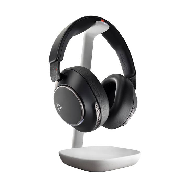 HP Office Headset Poly Voyager Surround 85 (Over-Ear, Kabellos, Schwarz)