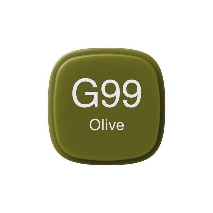 COPIC Marcatori di grafico Classic G99 Olive (Verde oliva, 1 pezzo)