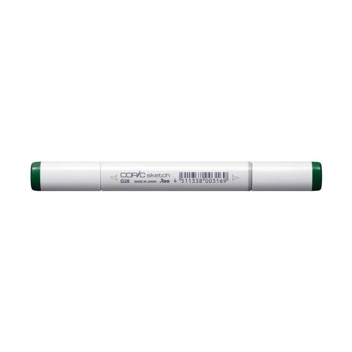 COPIC Marcatori di grafico Sketch G28 Ocean Green  (Verde, 1 pezzo)