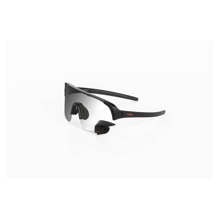 TRIEYE Lunettes View Sport Photochromatic (S, Noir, Blanc)