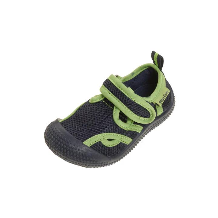 PLAYSHOES Chaussures pour enfant (22-23, Vert, Bleu)