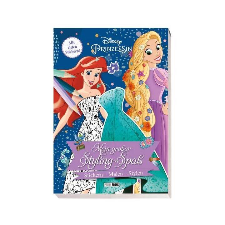 Disney Prinzessin: Mein grosser Styling-Spass: Stickern, Malen, Stylen