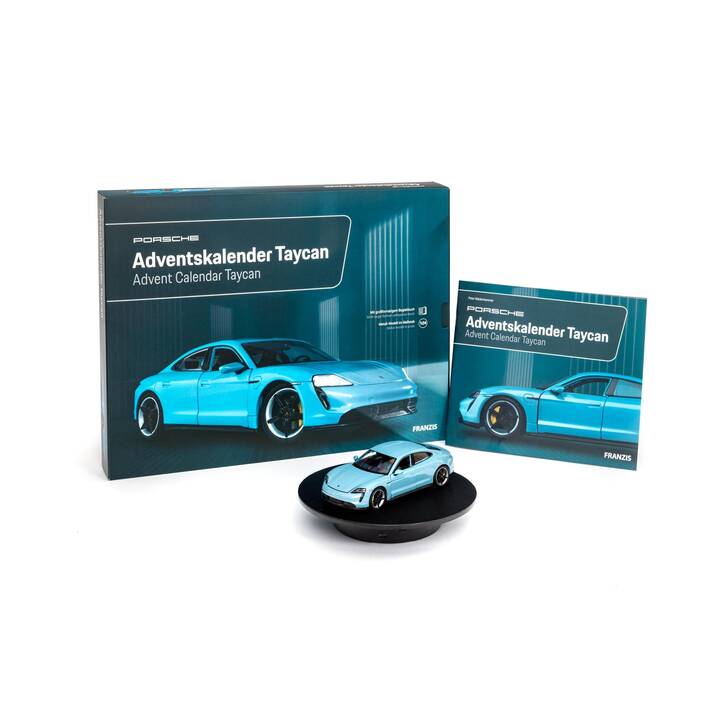 FRANZIS' VERLAG Modellbau-Adventskalender Porsche Taycan