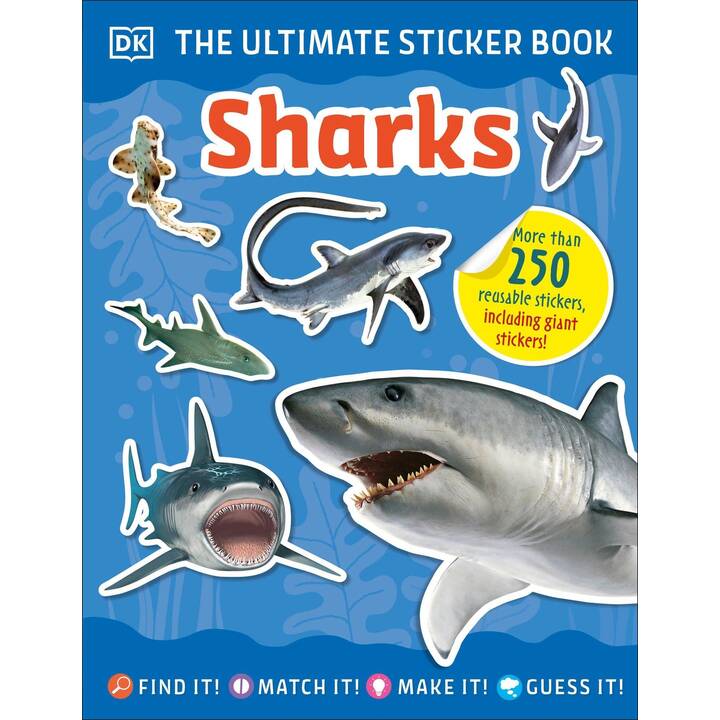 RANDOM HOUSE Livres autocollants (Requin, 250 pièce)