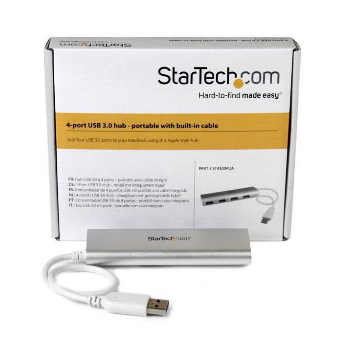 STARTECH.COM  4 Port kompakter USB 3.0 Hub
