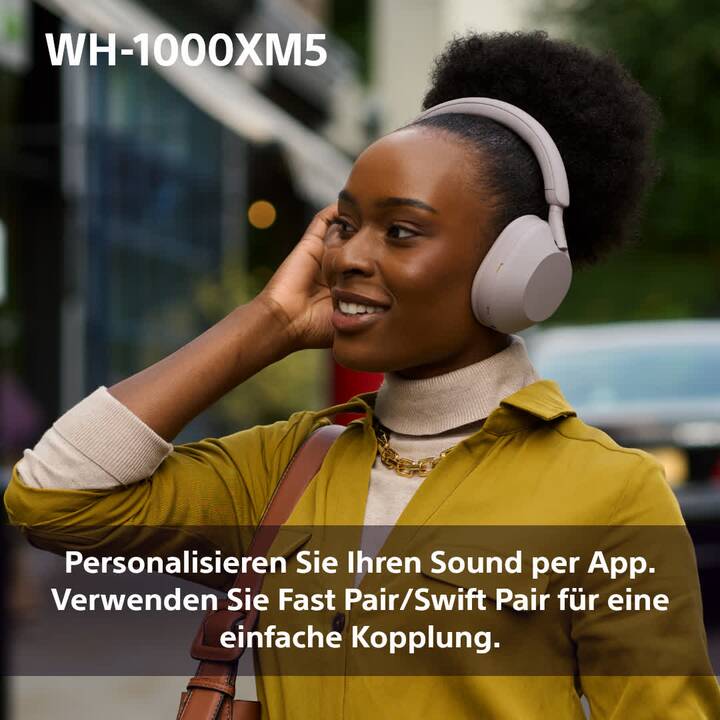 SONY WH-1000XM5 (ANC, Bluetooth 5.2, Smokey Pink)