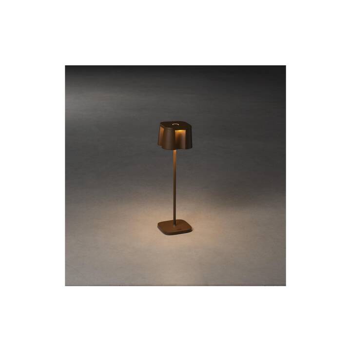 KONSTSMIDE Lampe de table Nice (2.5 W, Brun)