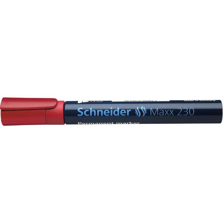 SCHNEIDER Marqueur permanent Maxx (Rouge, 1 pièce)