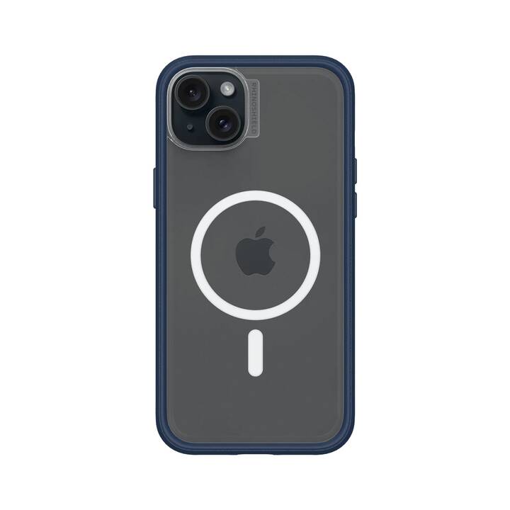 RHINOSHIELD Backcover MagSafe Mod NX (iPhone 15 Plus, Bleu marine)