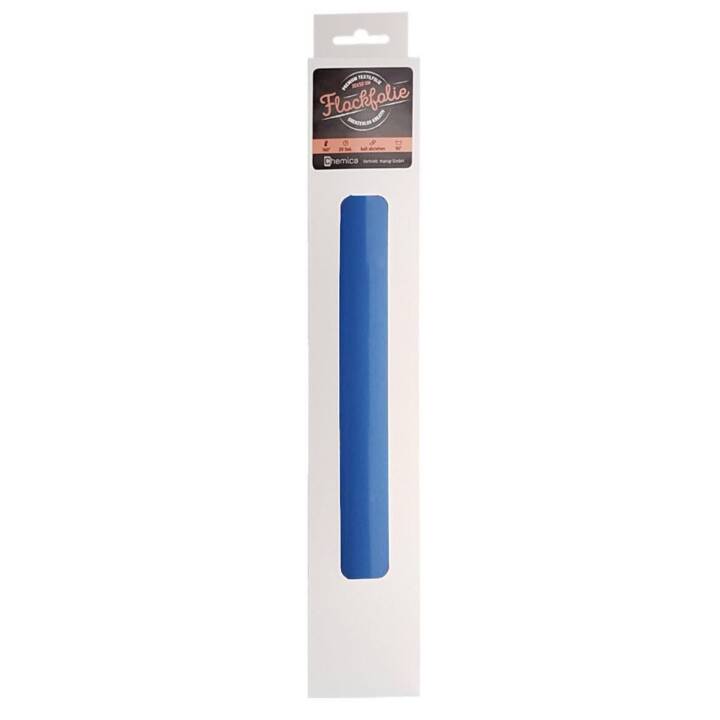 CHEMICA Pelicolle adesive Flock (30 cm x 50 cm, Blu)