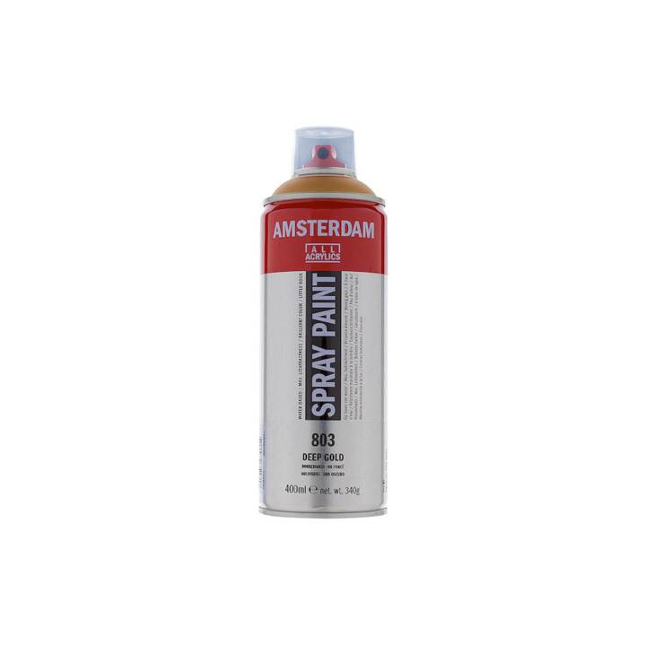AMSTERDAM Spray de couleur (400 ml, Doré)