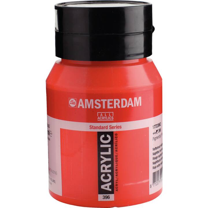 TALENS Acrylfarbe Amsterdam (500 ml, Rot)