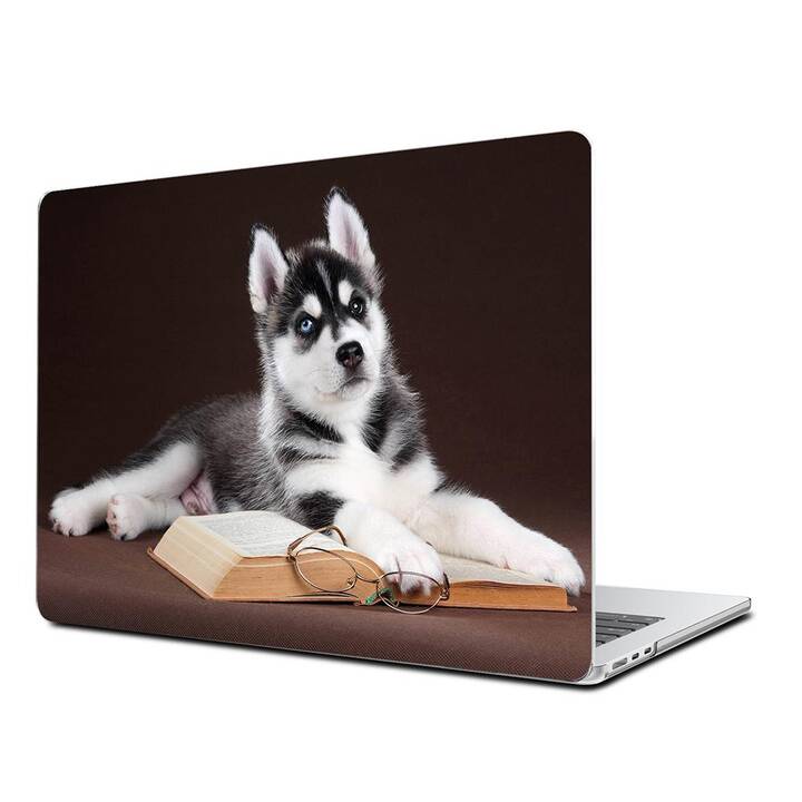 EG Coque rigide (MacBook Air 13" M2 2022, Chiens, Gris)