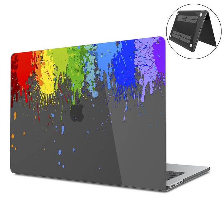 EG Coque rigide (Macbook Air 15" M2 2023, Abstrait, Transparent)