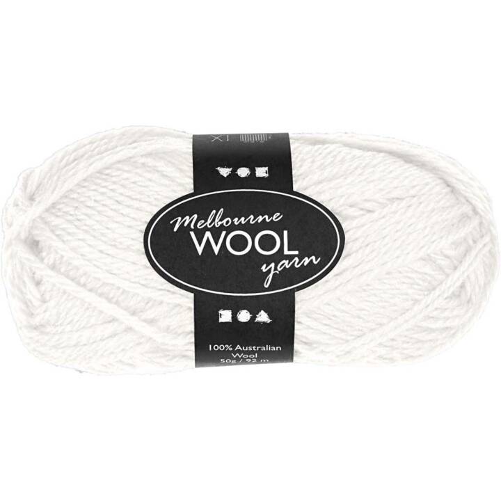 CREATIV COMPANY Wolle (50 g, Cream, Beige, Weiss)
