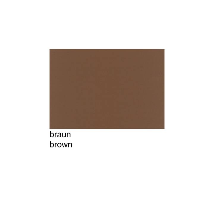 PAPYRUS Papier à dessin de couleur (Brun, A3, 100 pièce)
