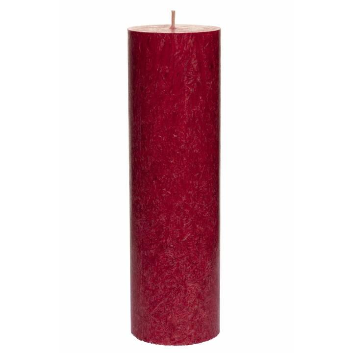 HERZOG KERZEN Bougie cylindrique Kristallo Alto (Rouge)