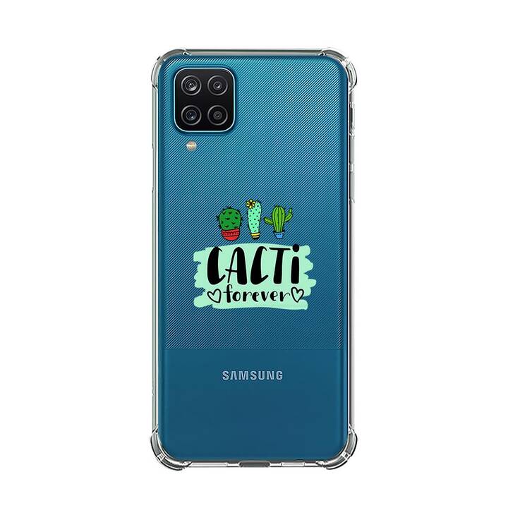 EG Backcover (Galaxy A22 4G, Kaktus, Transparent)