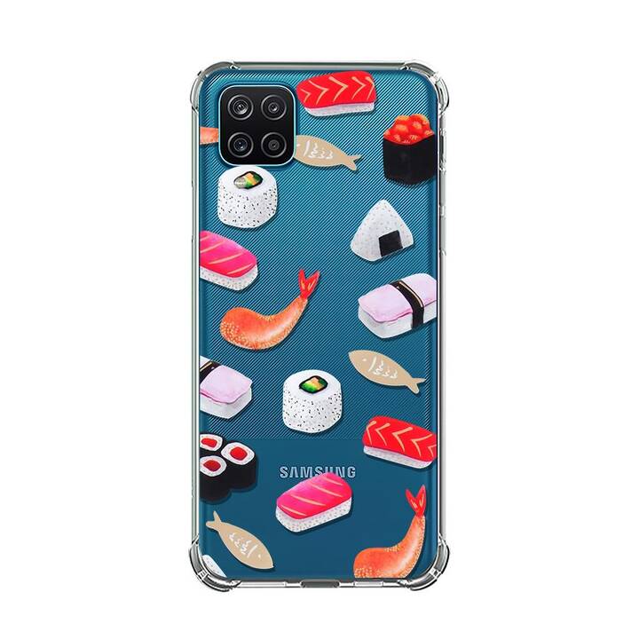 EG Backcover (Galaxy A22 4G, Sushi, Transparent)