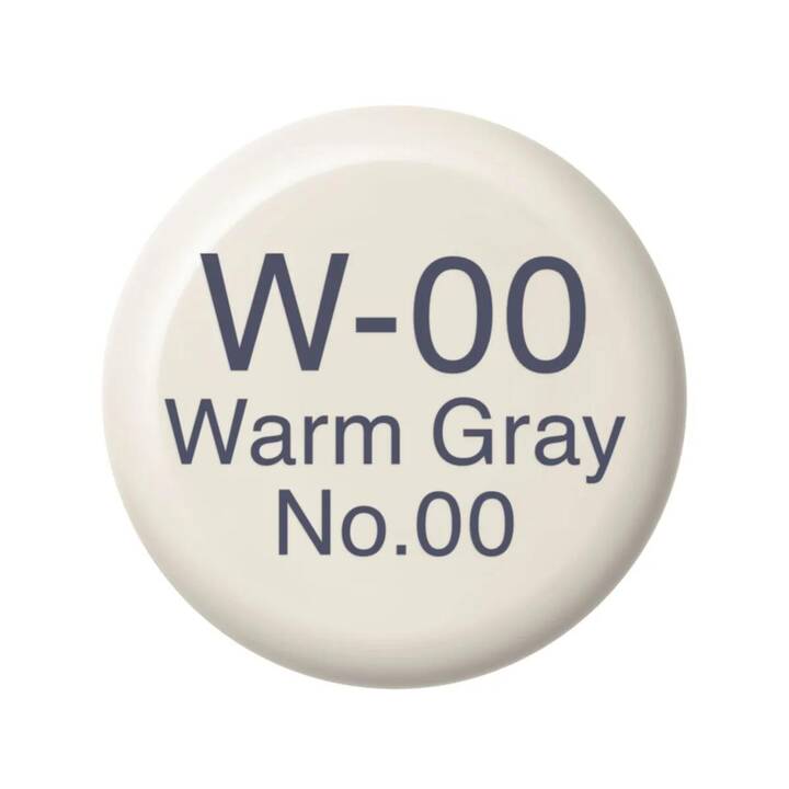 COPIC Inchiostro W-00 - Warm Gray No.00 (Grigio, 12 ml)