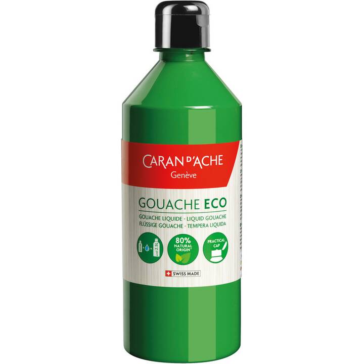 CARAN D'ACHE Colore acrilica Eco (500 ml, Verde)