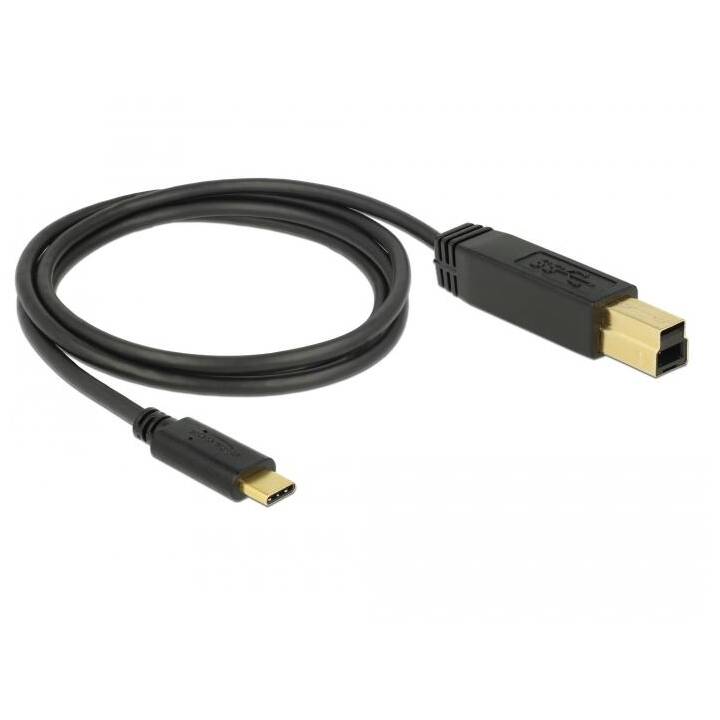 DELOCK Câble USB (USB C, USB Typ-B, 1 m)