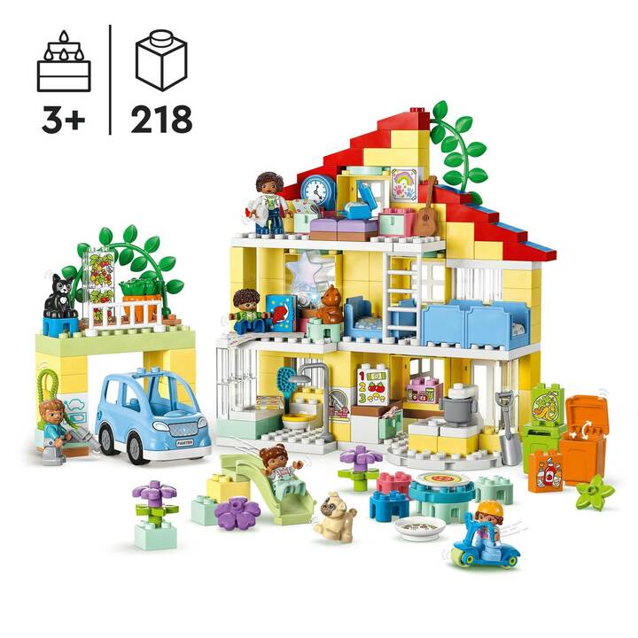 LEGO DUPLO Town La maison familiale 3-en-1 (10994)