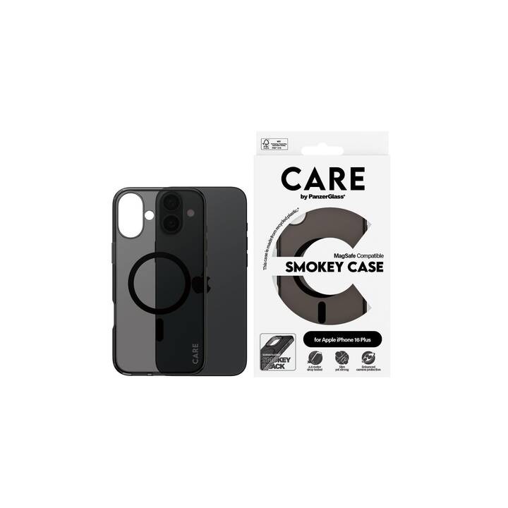 CARE Backcover MagSafe Flagship (iPhone 16 Plus, Semi-transparent)