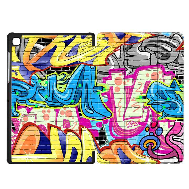 EG coque pour Samsung Galaxy Tab A7 Lite 8.7" (2021) - multicolore - graffiti