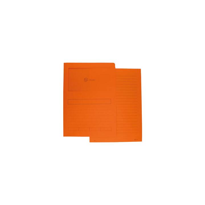 GÖSSLER Ordnungsmappe (Orange, A4, 100 Stück)