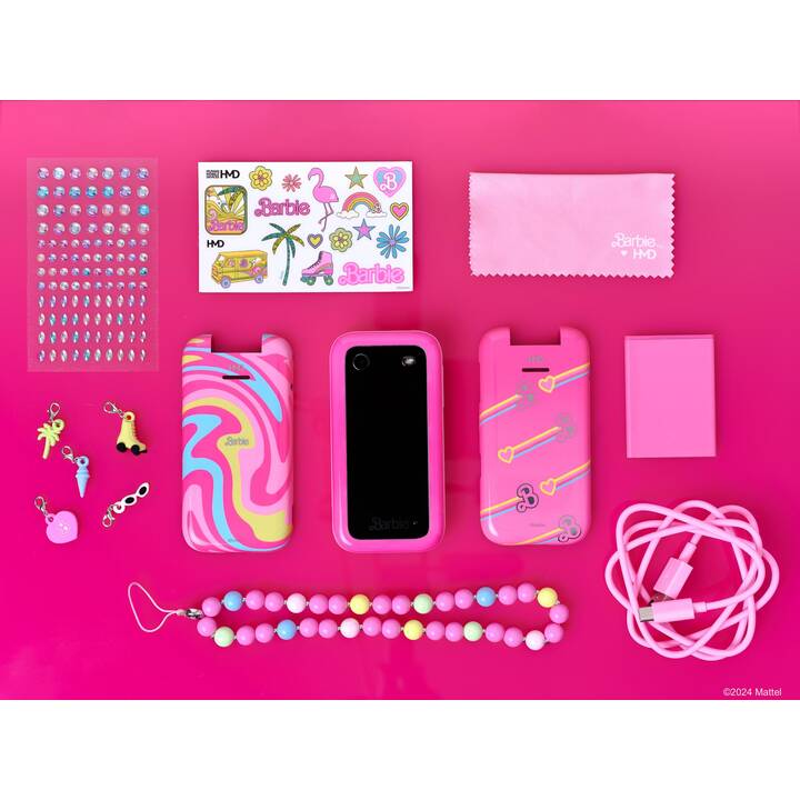 HMD Barbie Phone  (128 MB, Pink, 2.8", 0.3 MP)