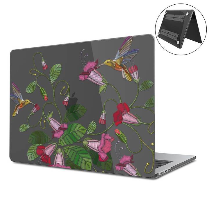 EG Coque rigide (Macbook Air 15" M3 2024, Broderie, Transparent)