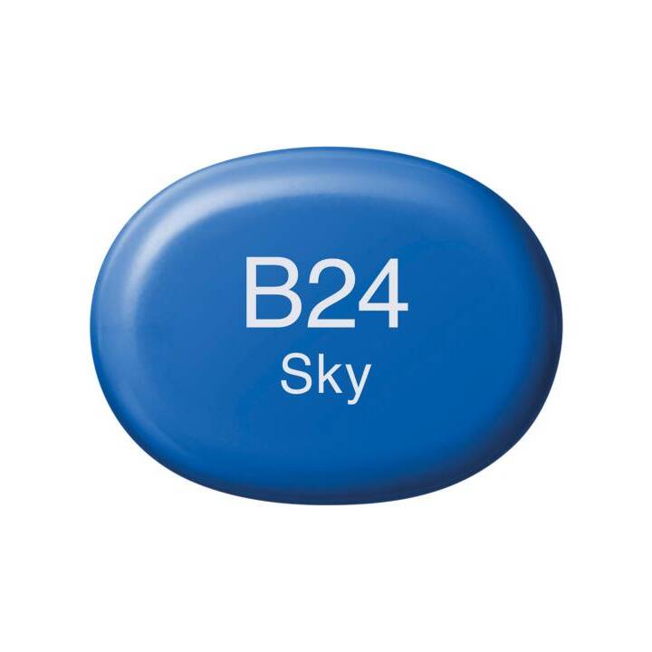 COPIC Grafikmarker Sketch B24 Sky (Blau, 1 Stück)