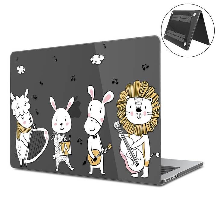 EG Hardcase (MacBook Air 13" M2 2022, Arte, Transparente, Nero)