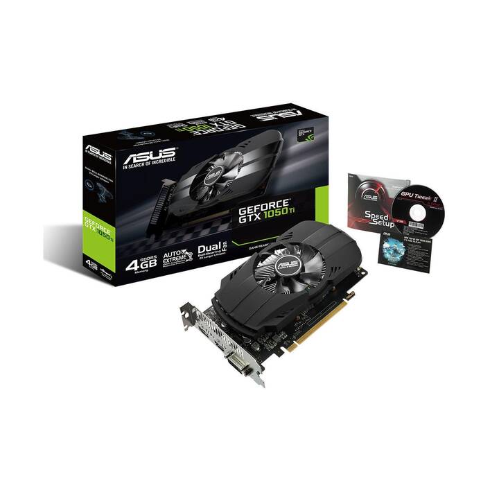 ASUS GeForce GTX1050 Ti PH Nvidia GeForce GTX 1050 Ti (4 Go)