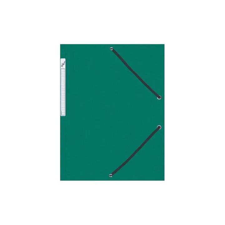 BÜROLINE Dossier à élastique (Vert, A4, 1 pièce)