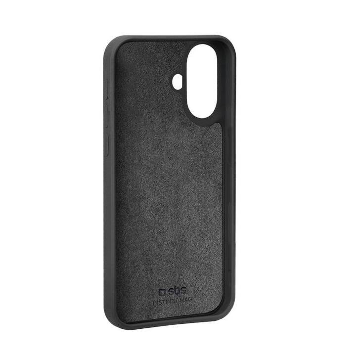 SBS Backcover Instinct (iPhone 16, Schwarz)