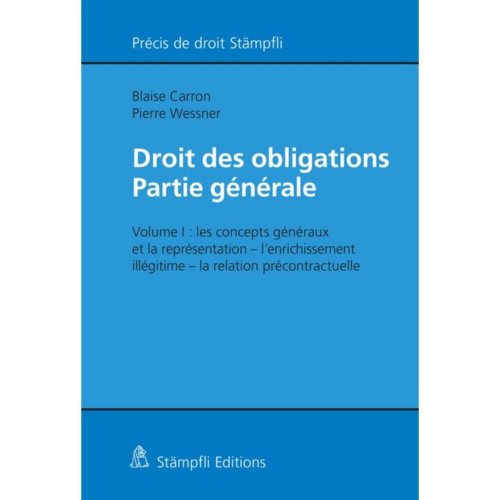 Droit des obligations - Partie générale