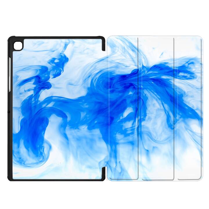 EG coque pour Samsung Galaxy Tab A7 Lite 8.7" (2021) - bleu - liquide