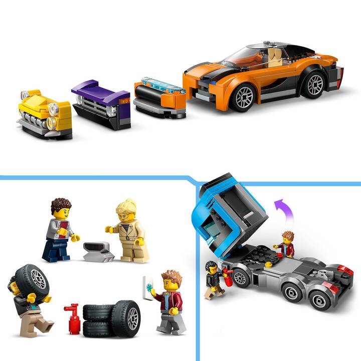 LEGO City Le camion de transport de voitures de sport (60408)