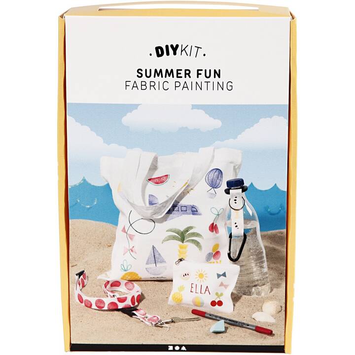 CREATIV COMPANY Summer Fun Scatole di materiale bricolage (Addobbo, Pitturare)