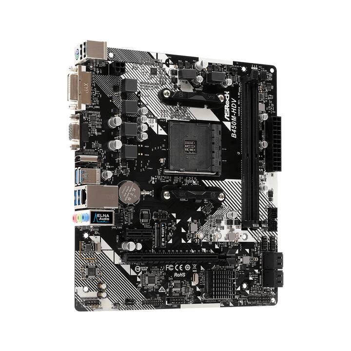 ASROCK B450M-HDV (AM4, AMD B450, Micro ATX)