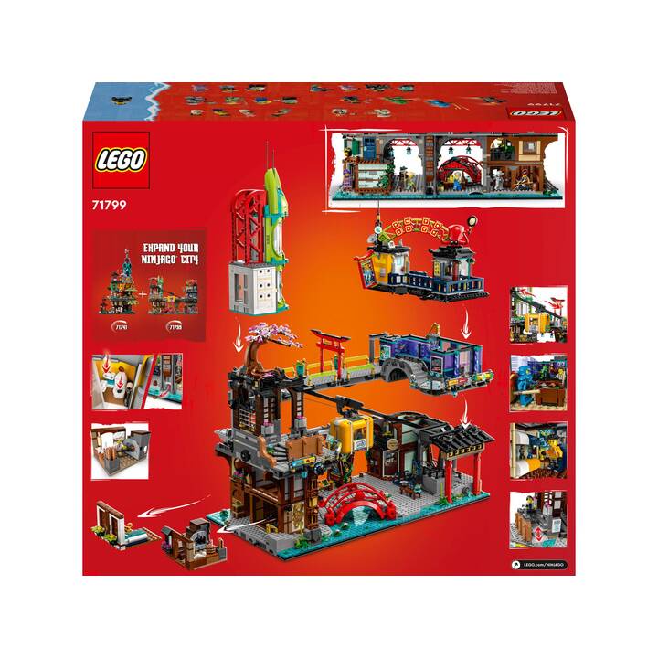 LEGO Ninjago Die Märkte von Ninjago City (71799, seltenes Set)
