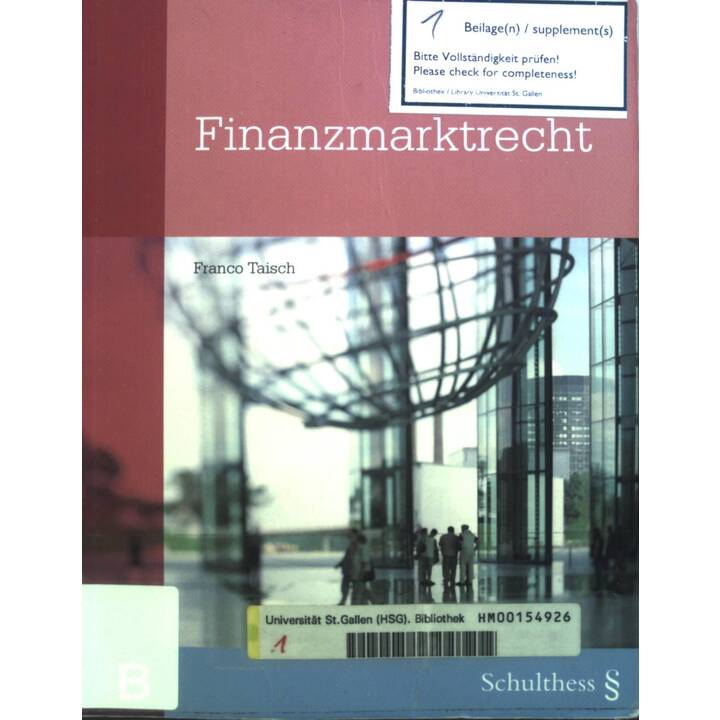 Finanzmarktrecht