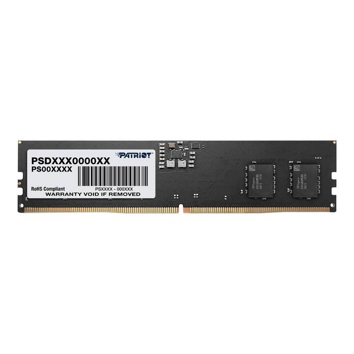 PATRIOT MEMORY Signature PSD516G480081 (1 x 16 Go, DDR5 4800 MHz, DIMM 288-Pin)